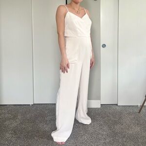 Maeve by Anthropologie Magdalena Jumpsuit – Modern Bridal Chic - White - Sz 12T